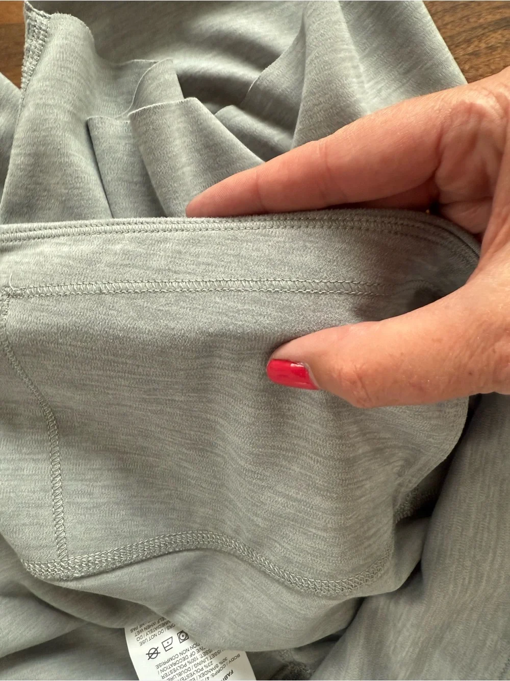 Nike Yoga Luxe Compression Biker Shorts 2XL XXL Women's High Rise Heather Grey